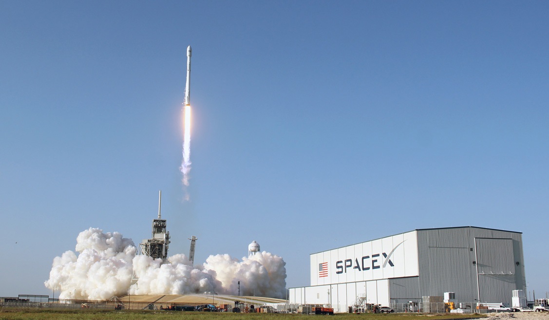 Stage Falcon 9 will put the robot