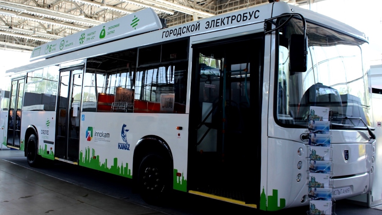 KAMAZ presented the ultrafast charge station for electric buses