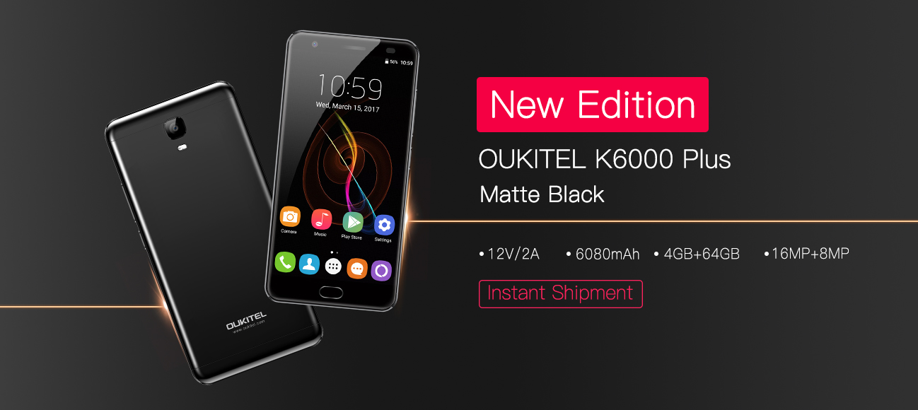 Smartphone OUKITEL K6000 Plus got a new color