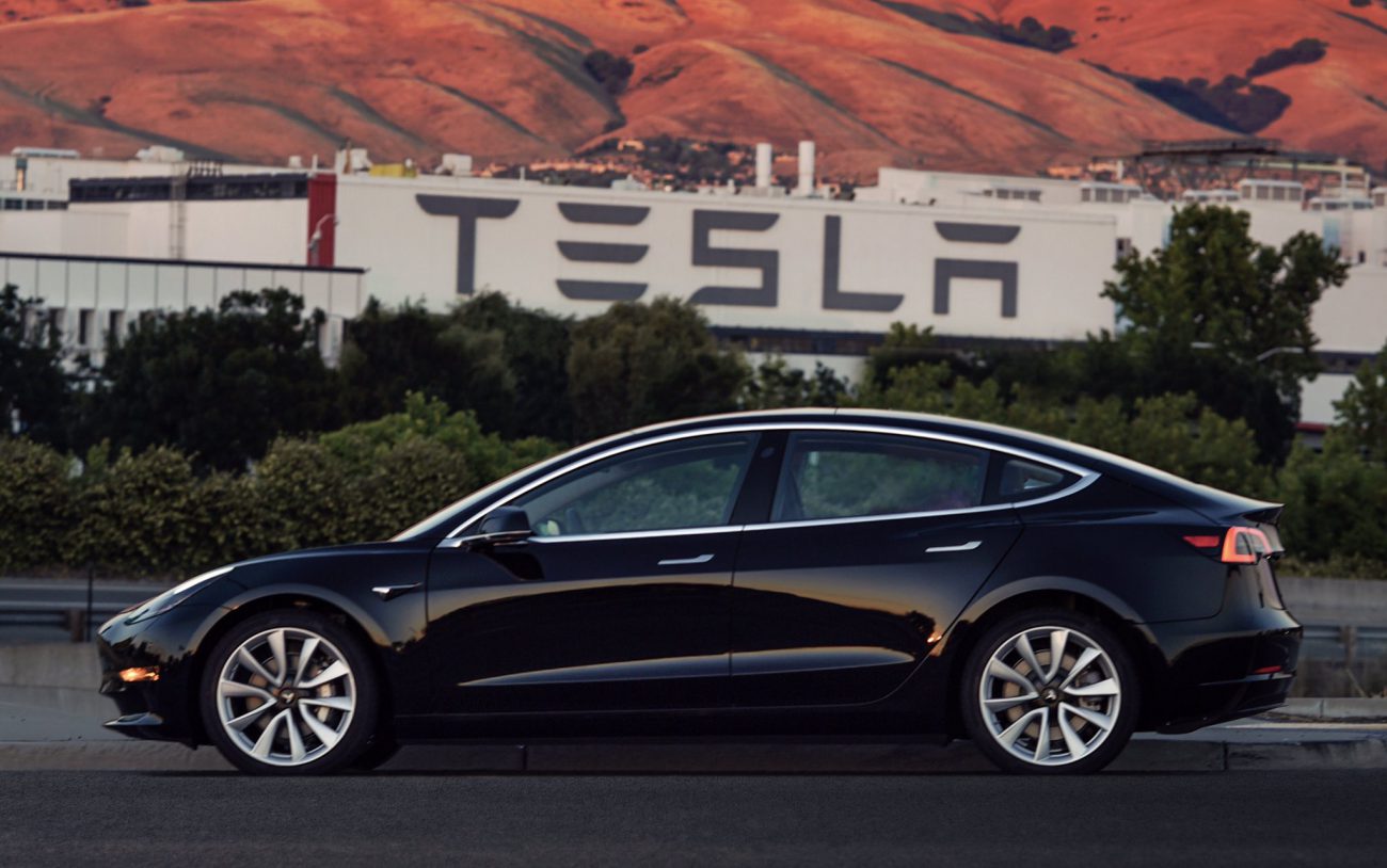 Elon Musk has revealed the first production Model 3