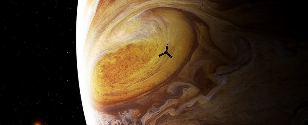 #photo | NASA received detailed images of the Great red spot of Jupiter