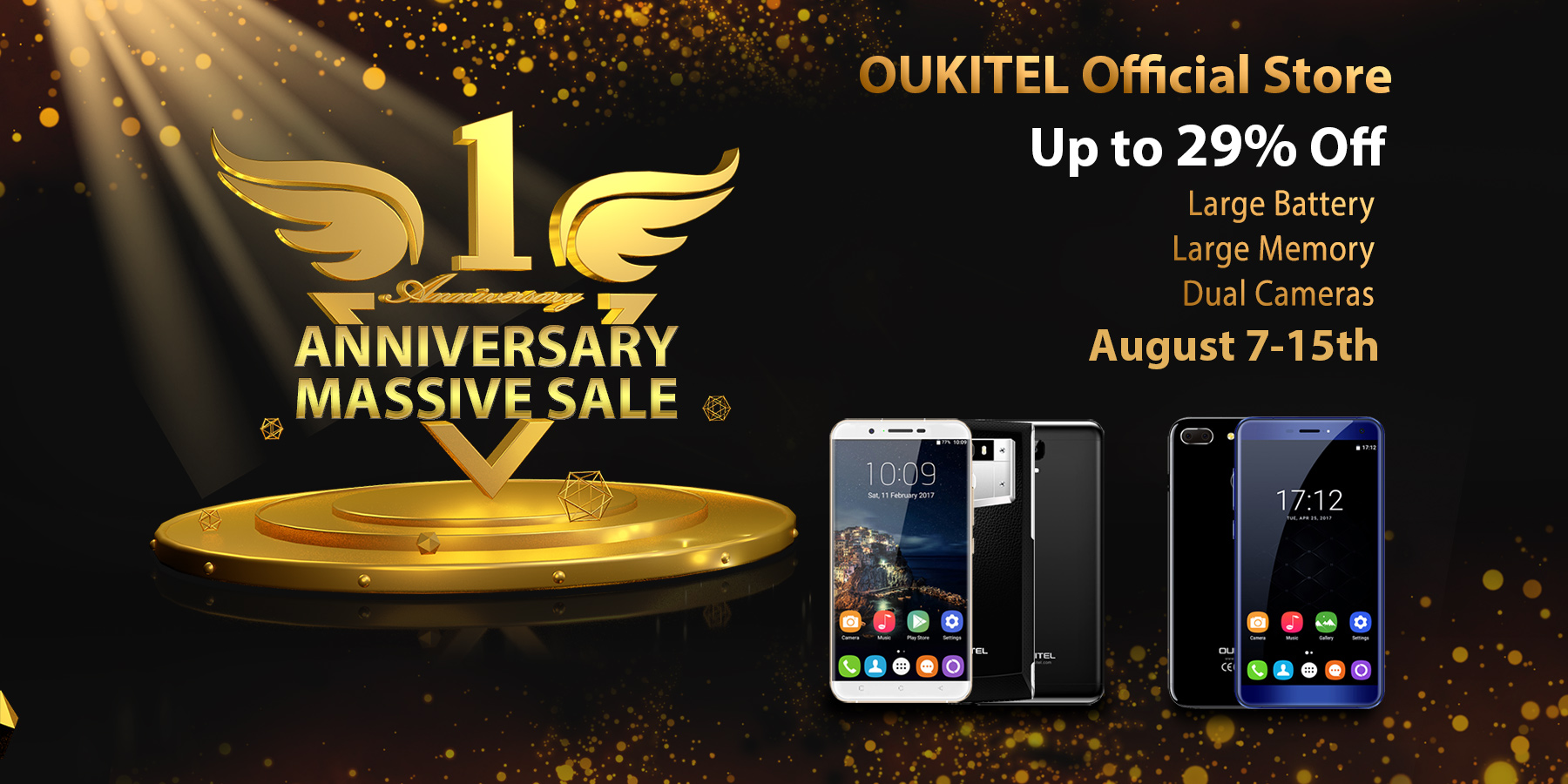 The smartphone maker is celebrating the birthday of a major sale