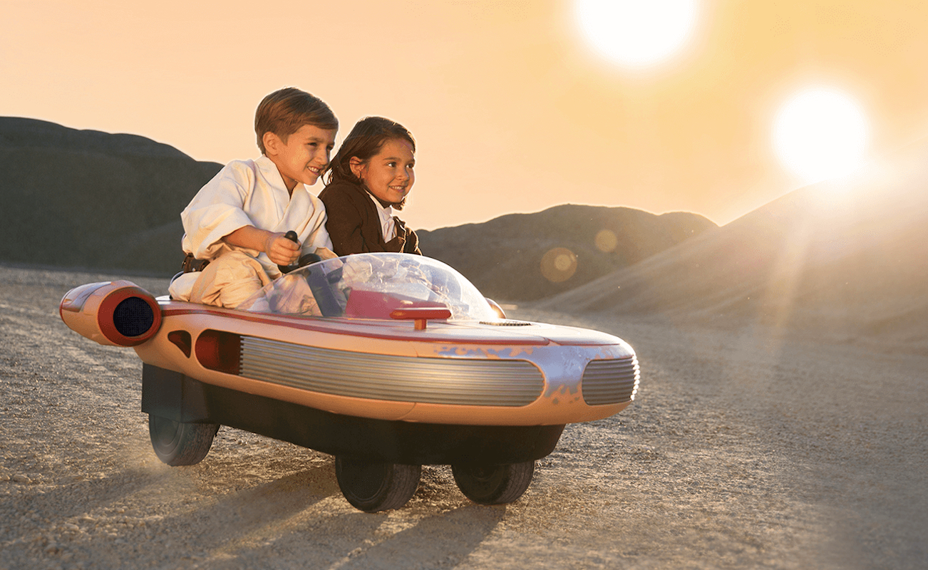 In the US you can buy a children's version of landspeeder from 