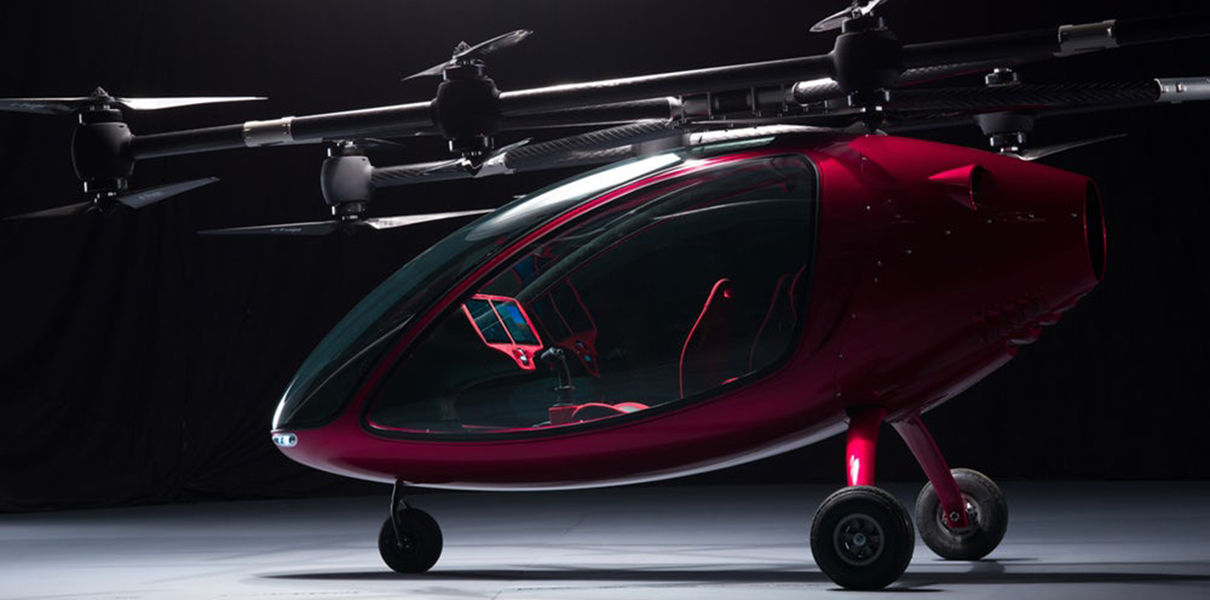 In Europe tested a flying taxi Passenger Drone