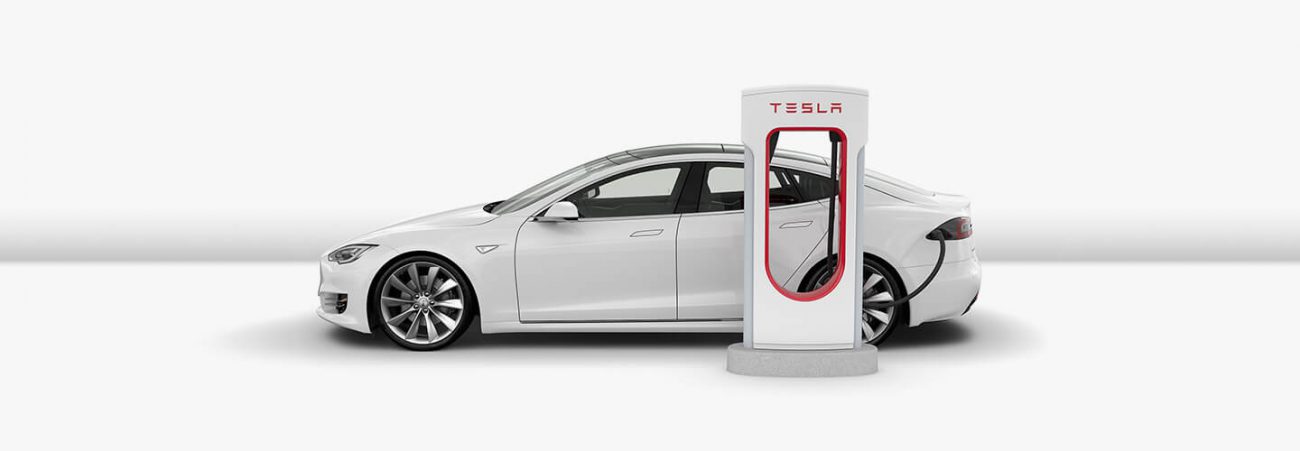 Tesla patented technology to replace the batteries of electric vehicles 
