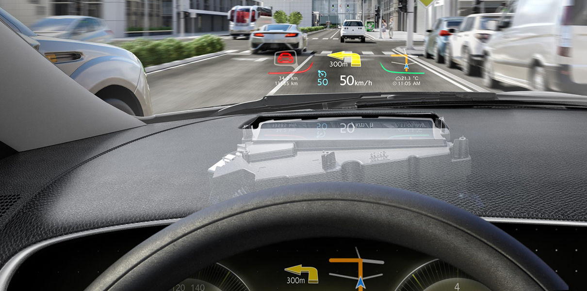 The car brand Lincoln will be equipped with a HUD display instead of the windshield