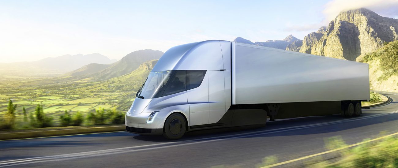 A prototype of the Tesla Semi truck was spotted and the road