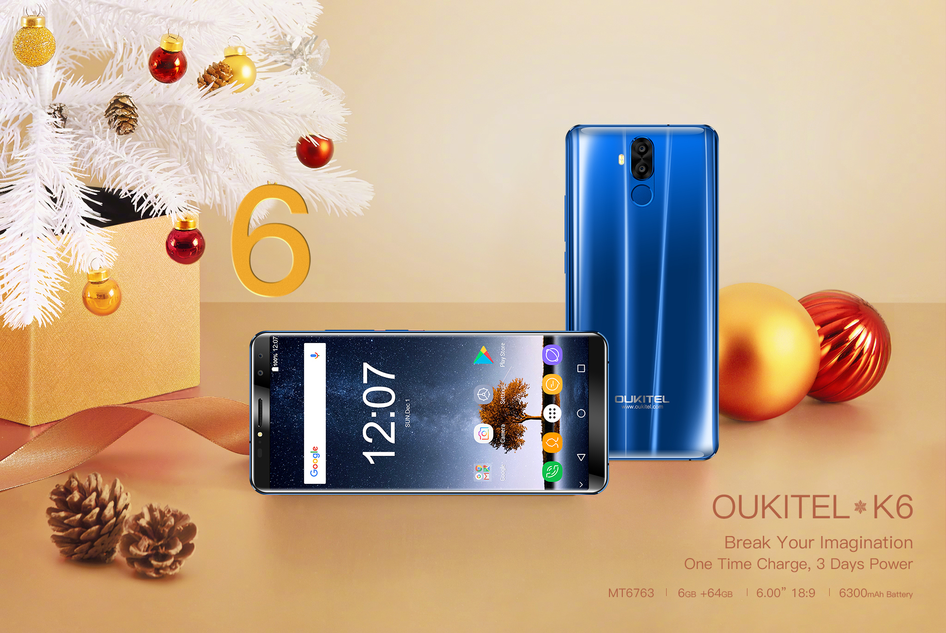 How to get a smartphone OUKITEL K6 absolutely free