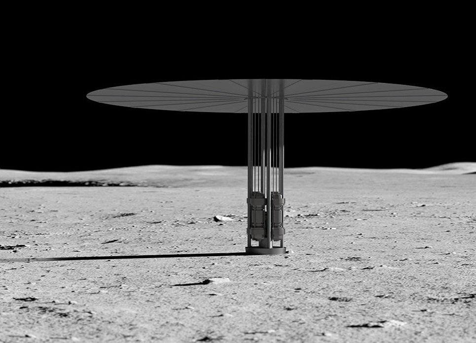 Completed tests of a compact nuclear reactor for space colonies