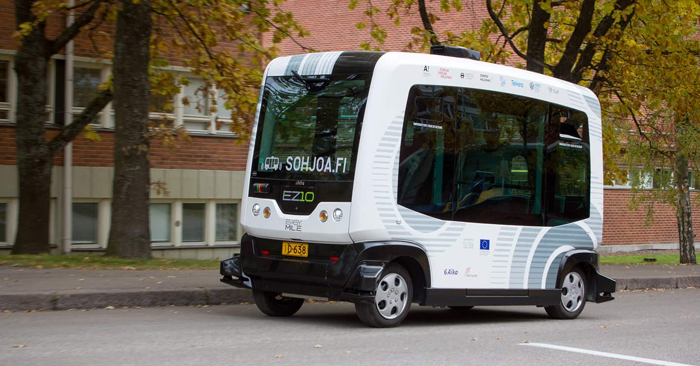 In Helsinki the launch of a self-governing unmanned buses