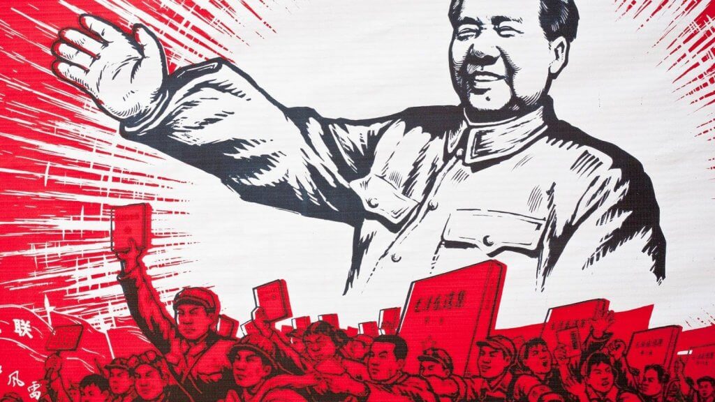 Arrangørene av blockchain konferanse i Asia brukes bildet av den avdøde Mao Zedong. Forgjeves