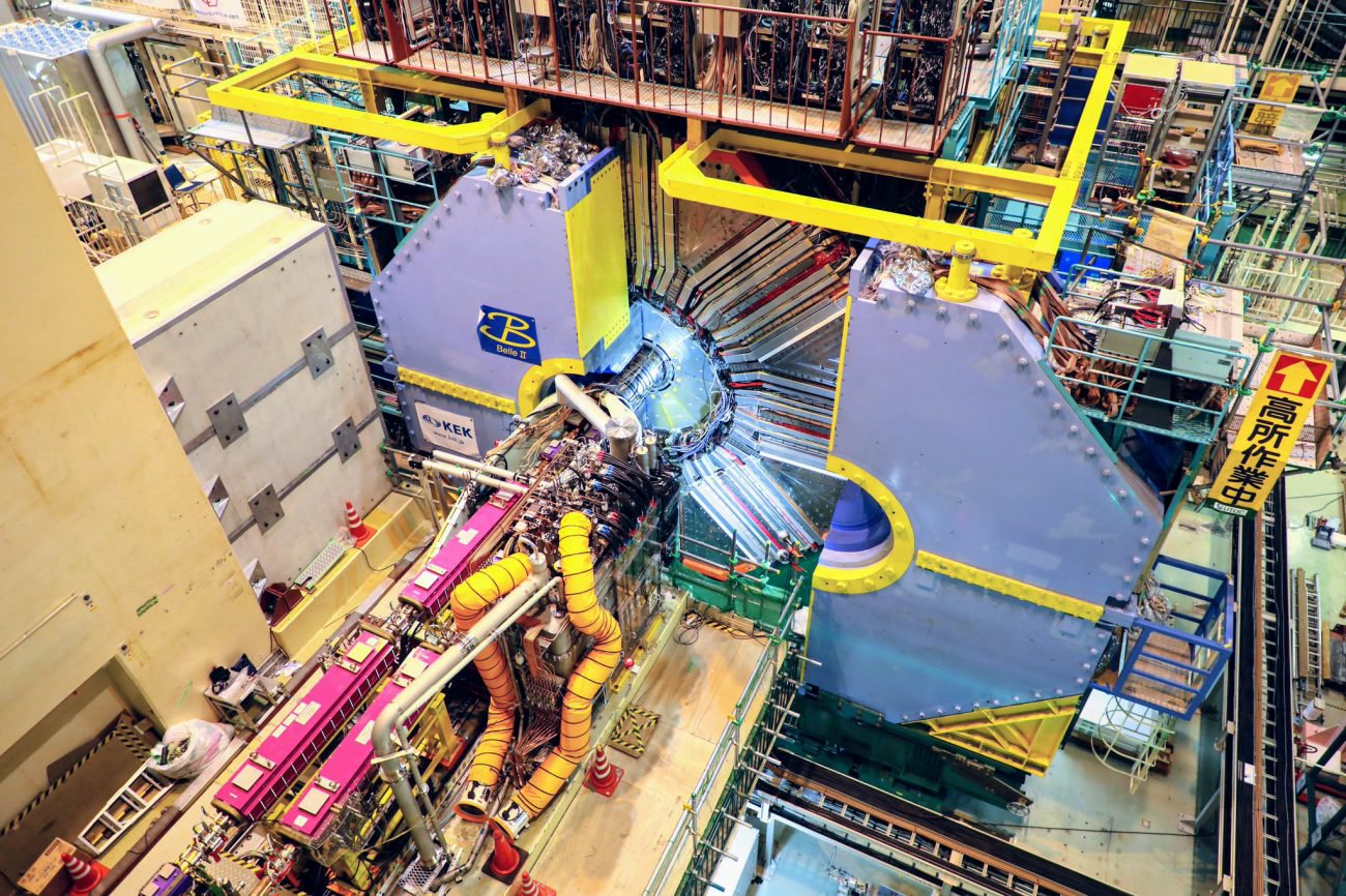 I den mest magtfulde Collider SuperKEKB afholdt den første kollision af partikler