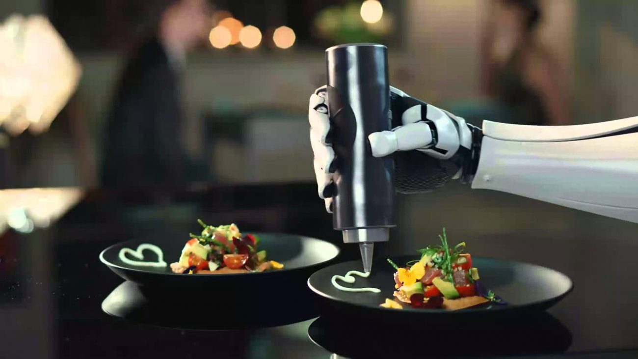 학생들의 MIT 열린 세계 최초로 완전히 로봇 레스토랑