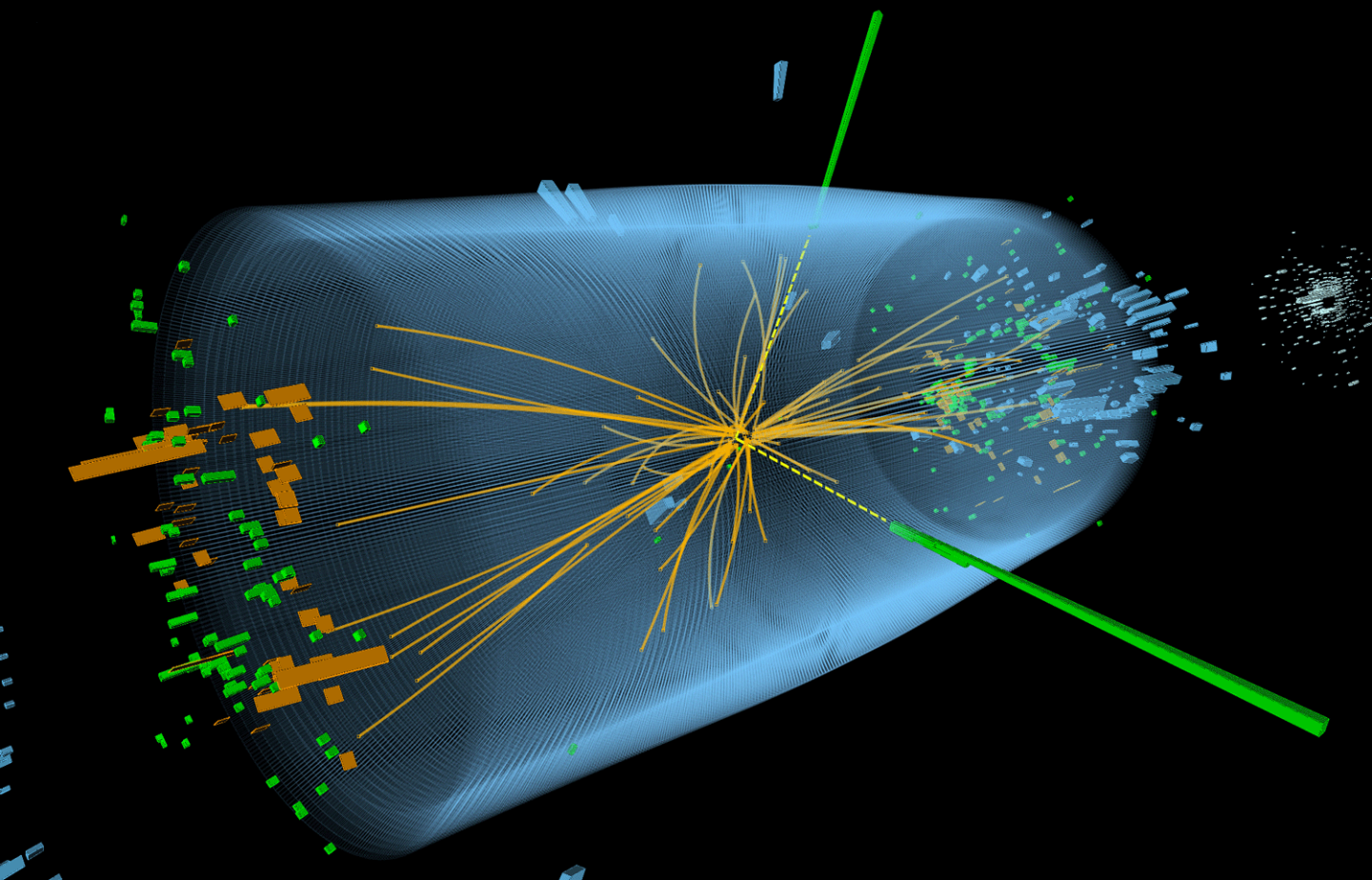 Forskere søger efter partikler, tab af Large hadron Collider