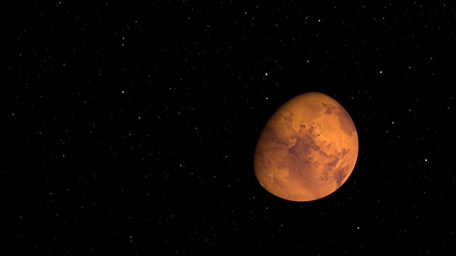 The coming weeks Mars will be seen with the naked eye
