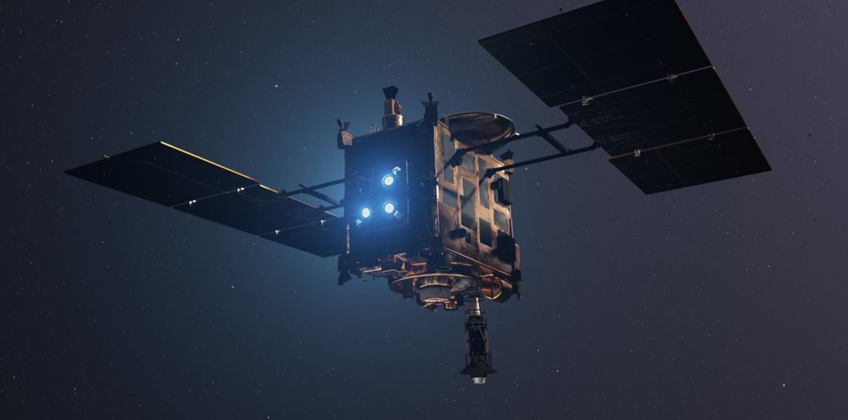 日本探测Hayabusa2得到第一影像小行星