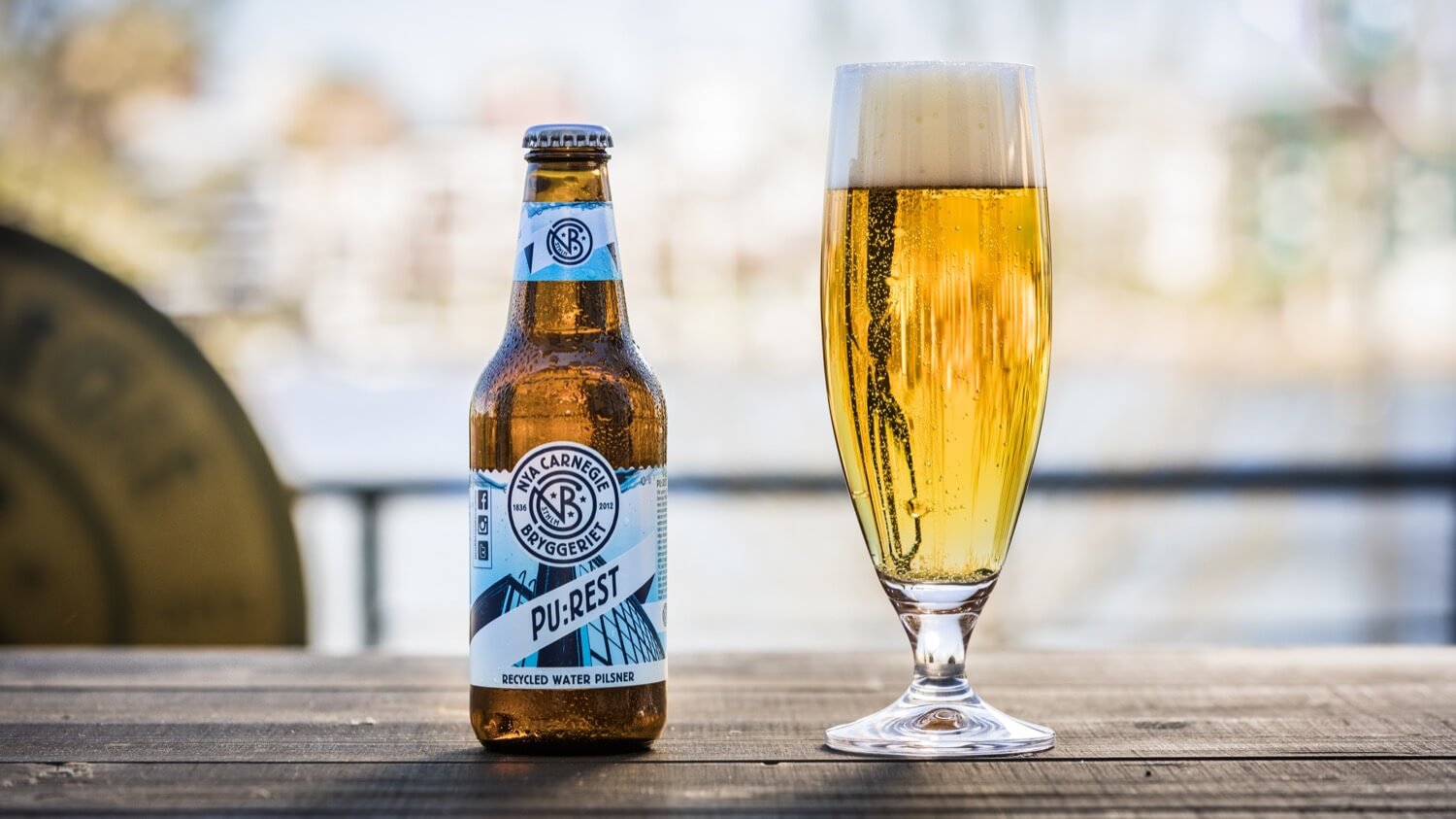 Carlsberg brygges den første øl fra spildevand