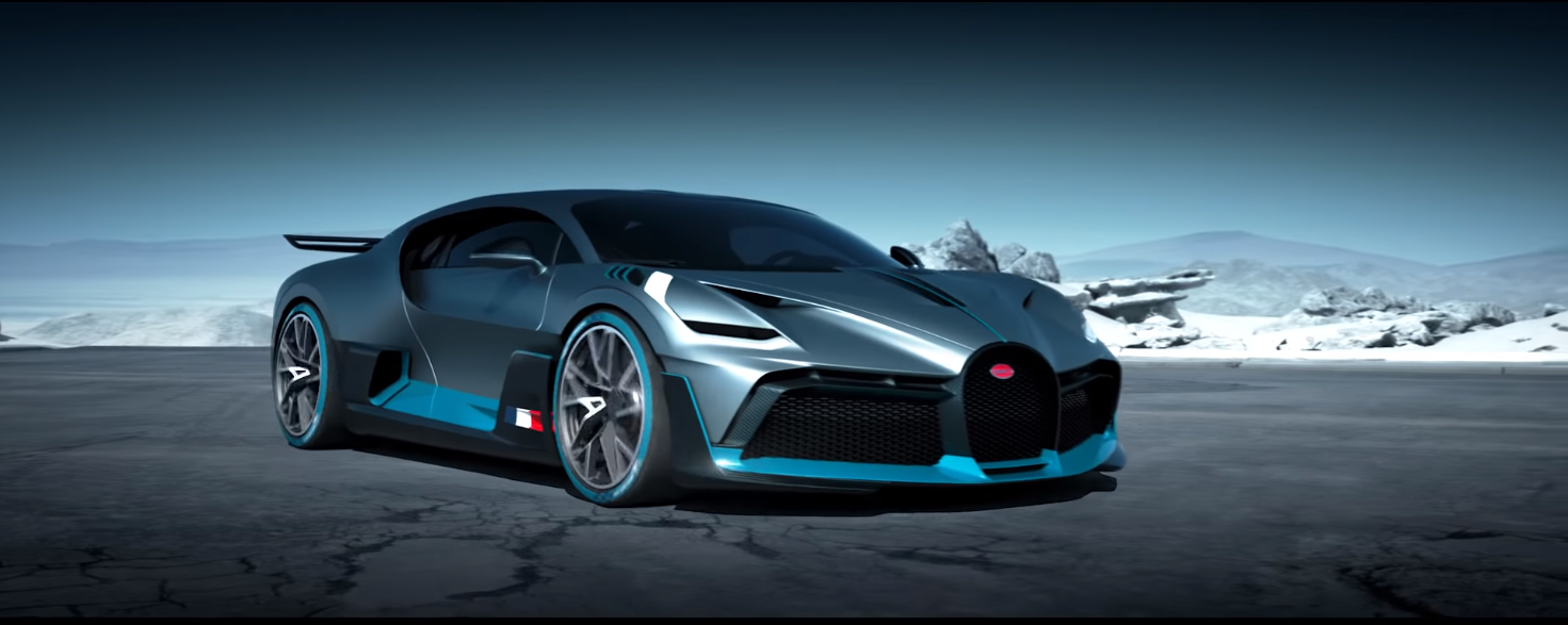 A Bugatti apresentou a mais recente modelo Divo. Todos os 40 carros foram vendidos imediatamente
