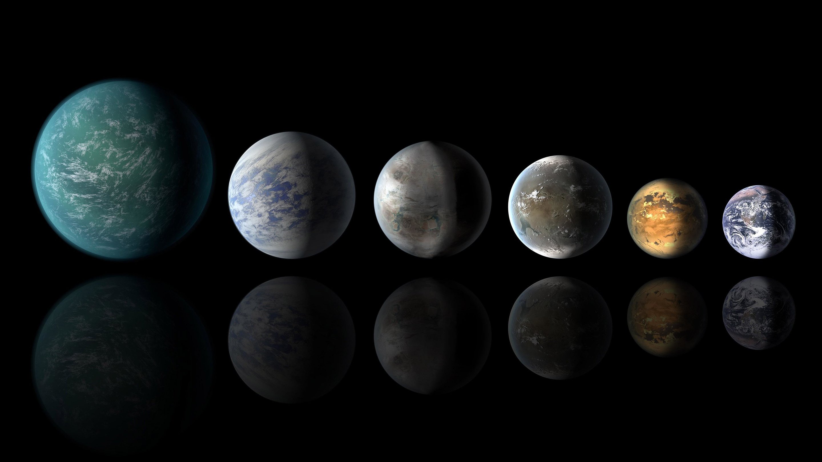 Water worlds were not all that rare