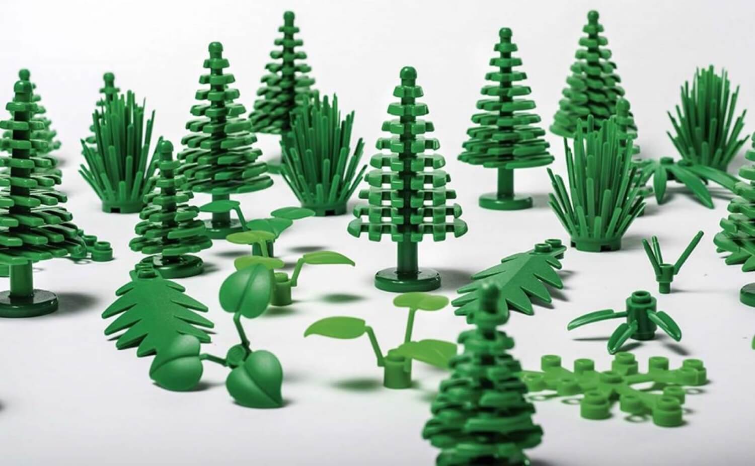 LEGO开始做块的植物