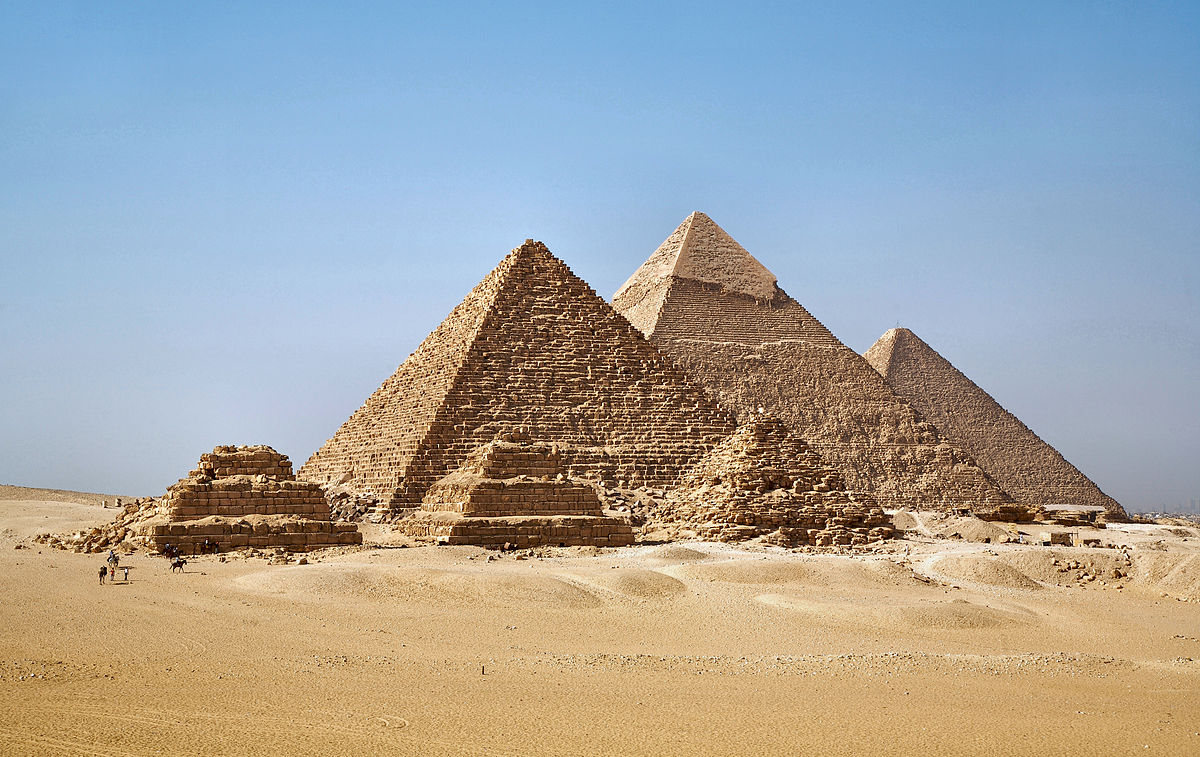 Do egito de poder: a Grande pirâmide de Gizé, concentra a energia eletromagnética