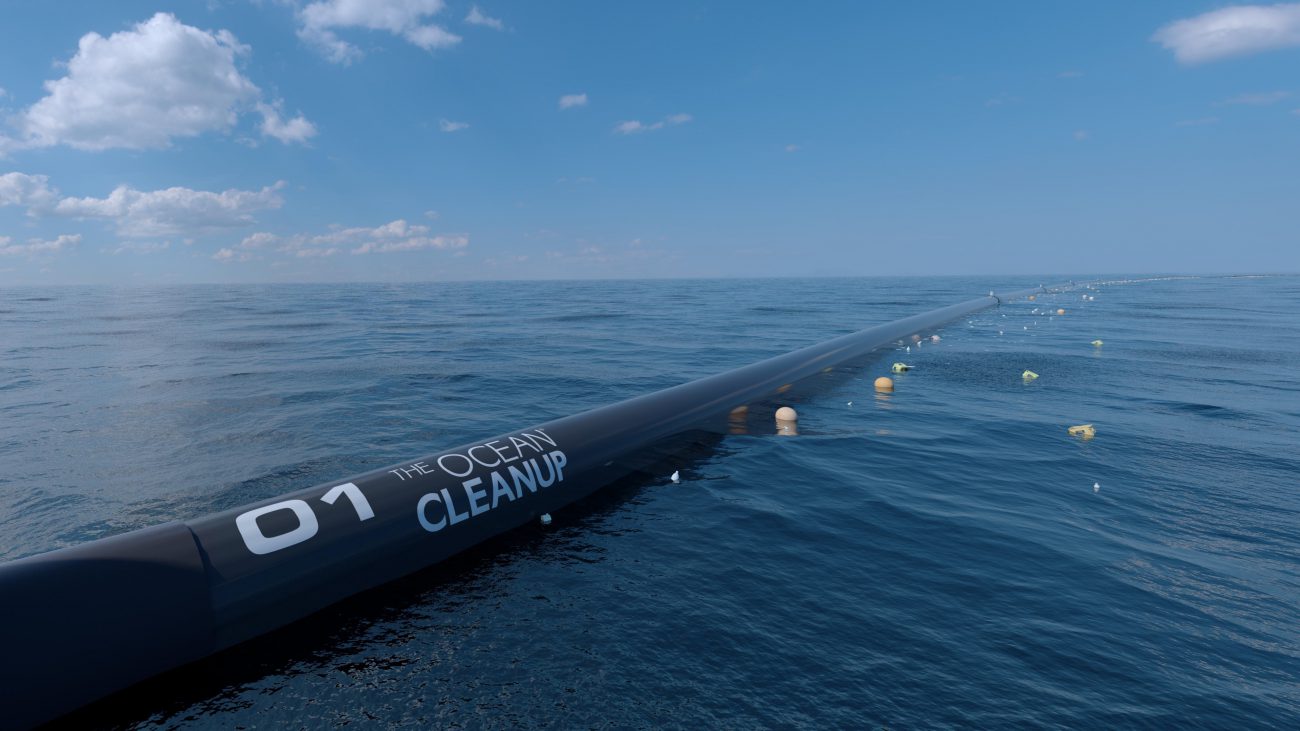 Começou o maior título, a missão de limpar o oceano de lixo plástico