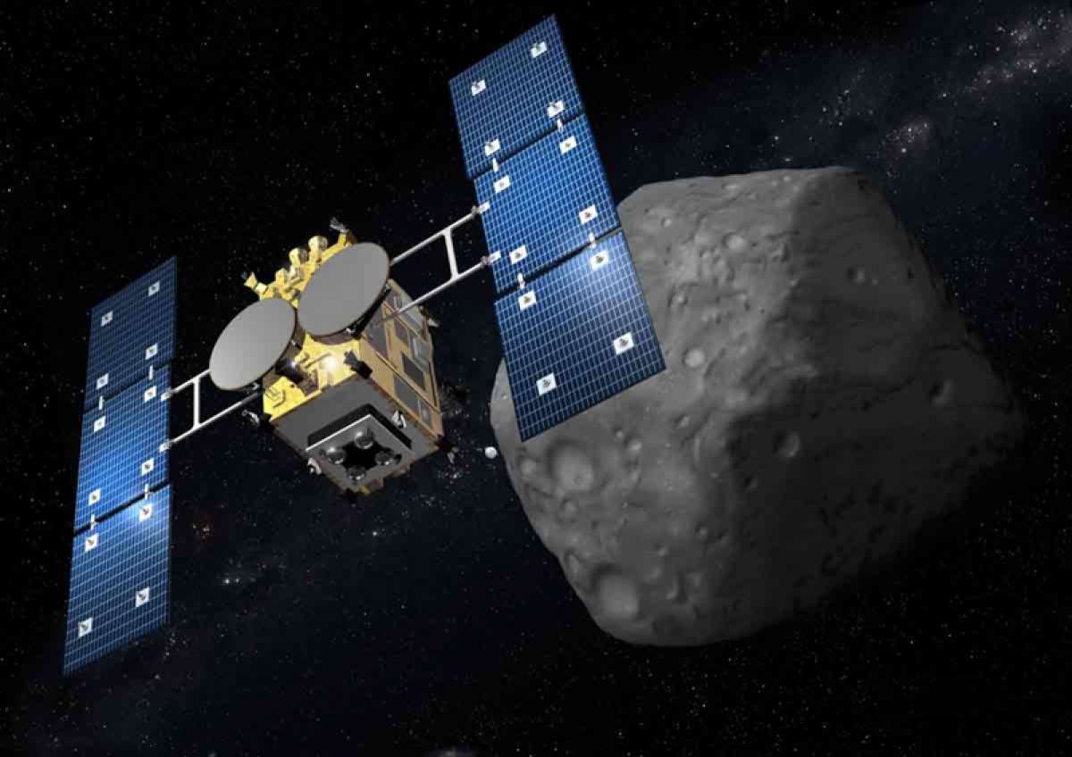 Japon uzay ajansı, ortaya yeni bir resim ile yüzey asteroid