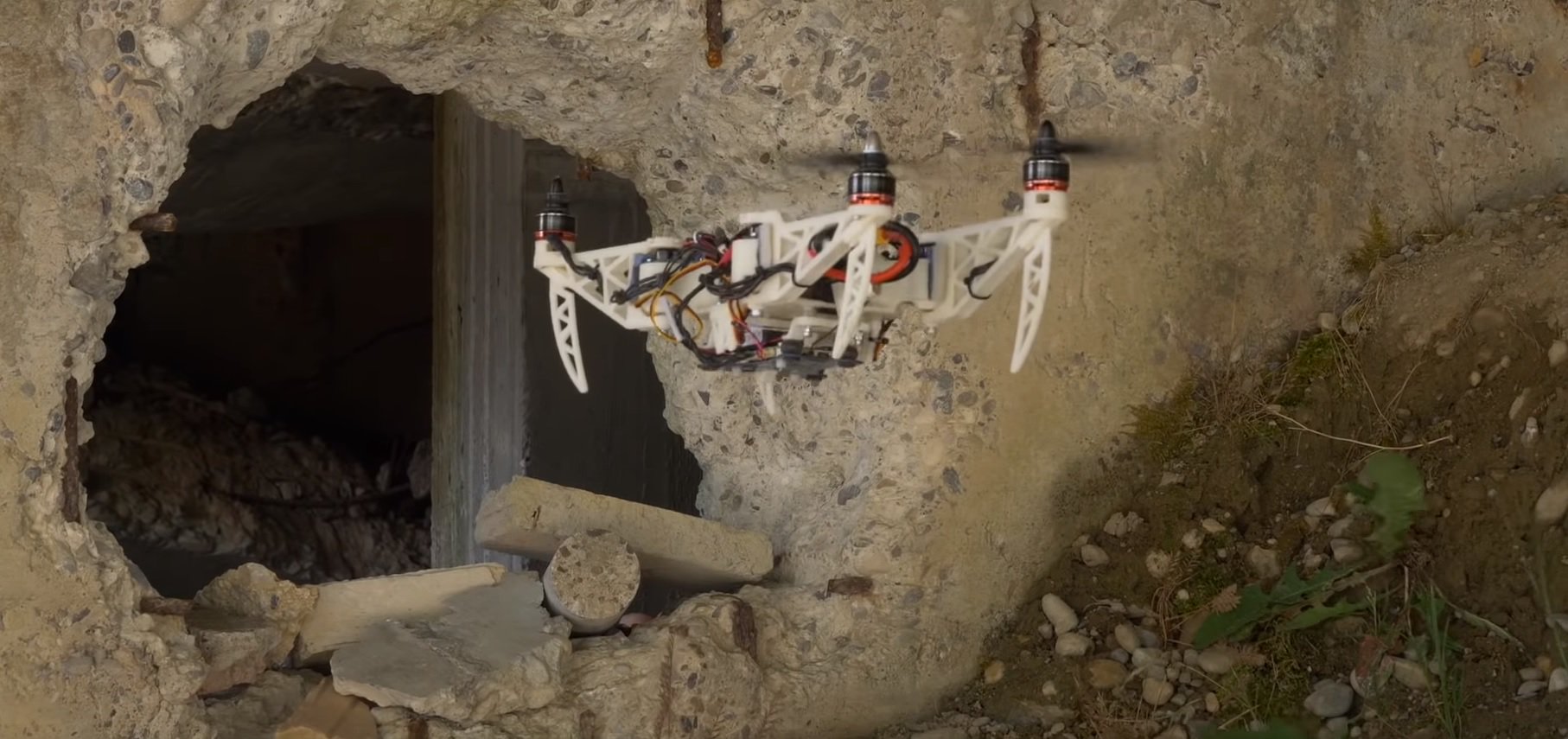 #video | Developed the compact drone, changing its shape in flight
