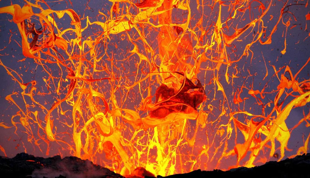 #Video: Scientists provoked an explosion of volcanic lava