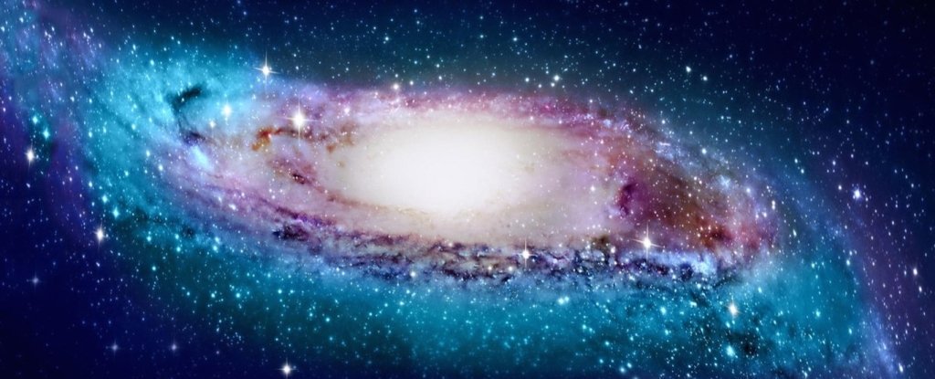 Bizim galaksi olduğu değil, düz bir disk olarak kabul edildi, daha önce