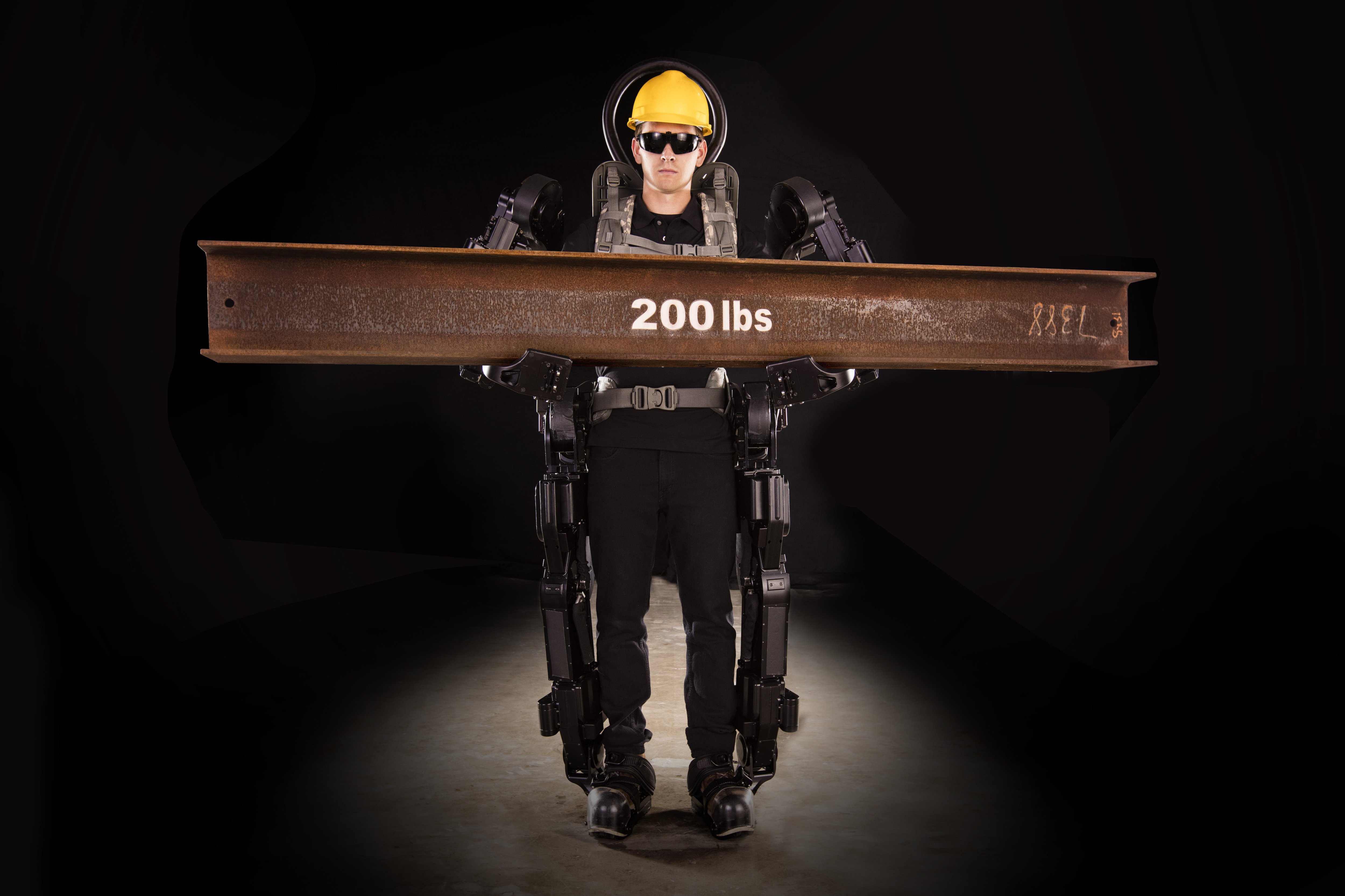 The new exoskeleton will help a person to lift a weight of 90 kilograms