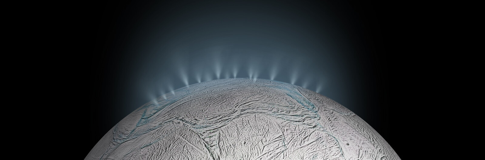 Eine fülle von Gasen auf Enceladus — «freie Lebensmittel» für das Leben. Aber gibt es dort Leben?