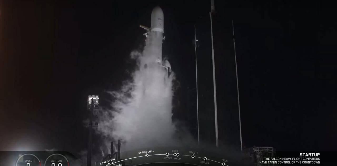 SpaceX sent the Falcon Heavy in the third flight now with complete success