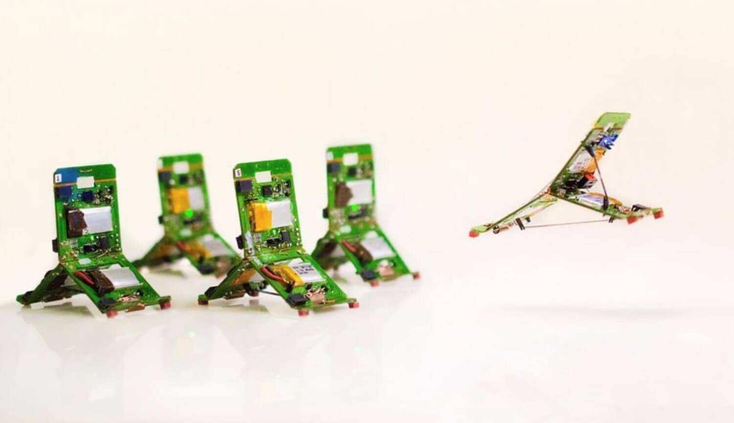Victims of disasters are saved by the robots, similar to ants