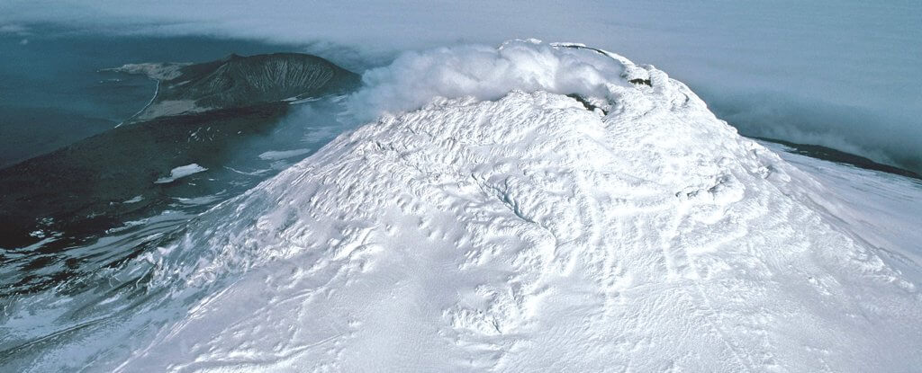 Near Antarctica discovered a very rare type of volcano. Why is it special?