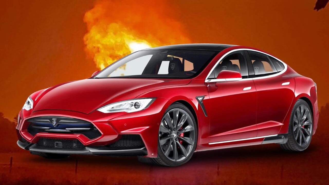 #filmy | W Moskwie doszło do wybuchu samochodu Tesla