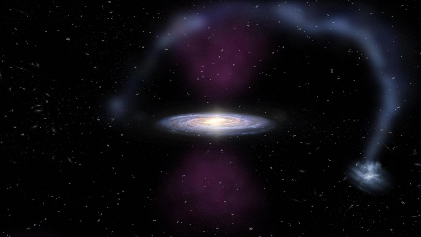 Das Zentrum der Milchstraße explodiert 3,5 Millionen Jahren