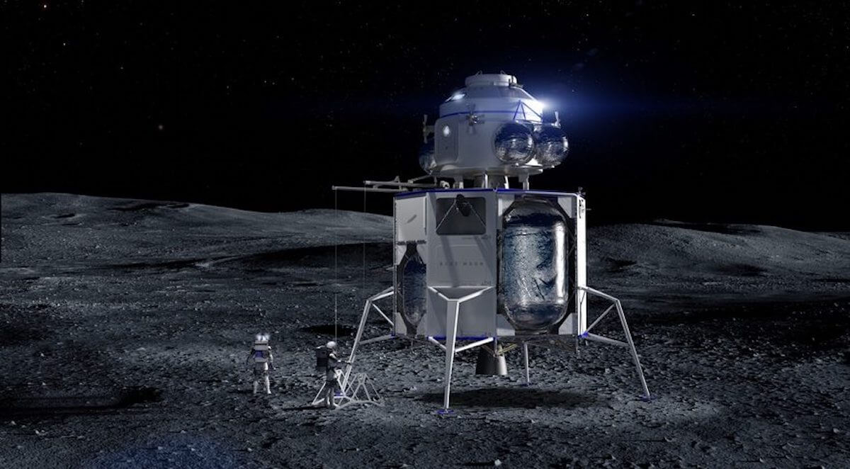 A Blue Origin e SpaceX vai trabalhar 