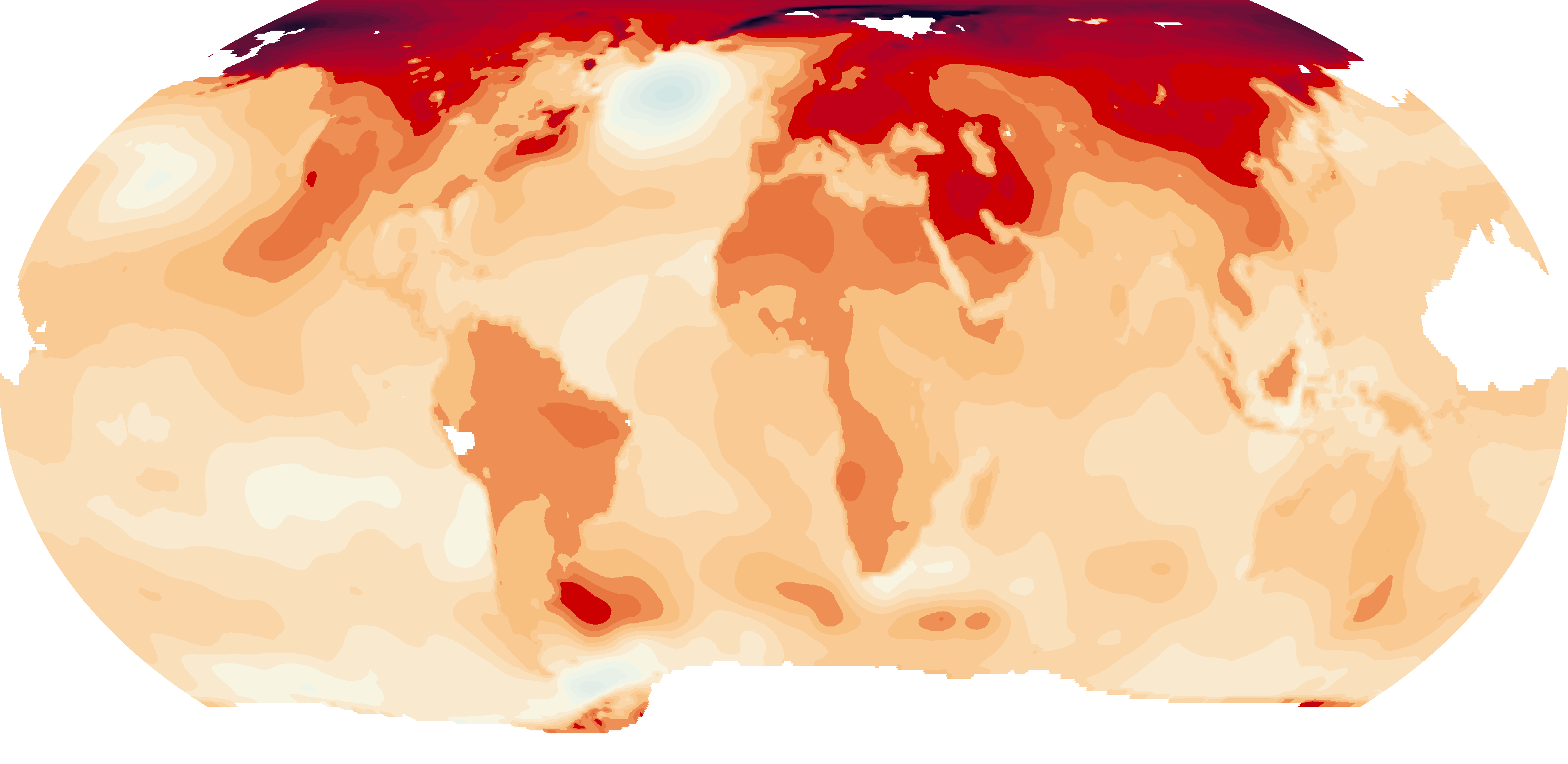 夏場に、数百人の温度の記録は世界中