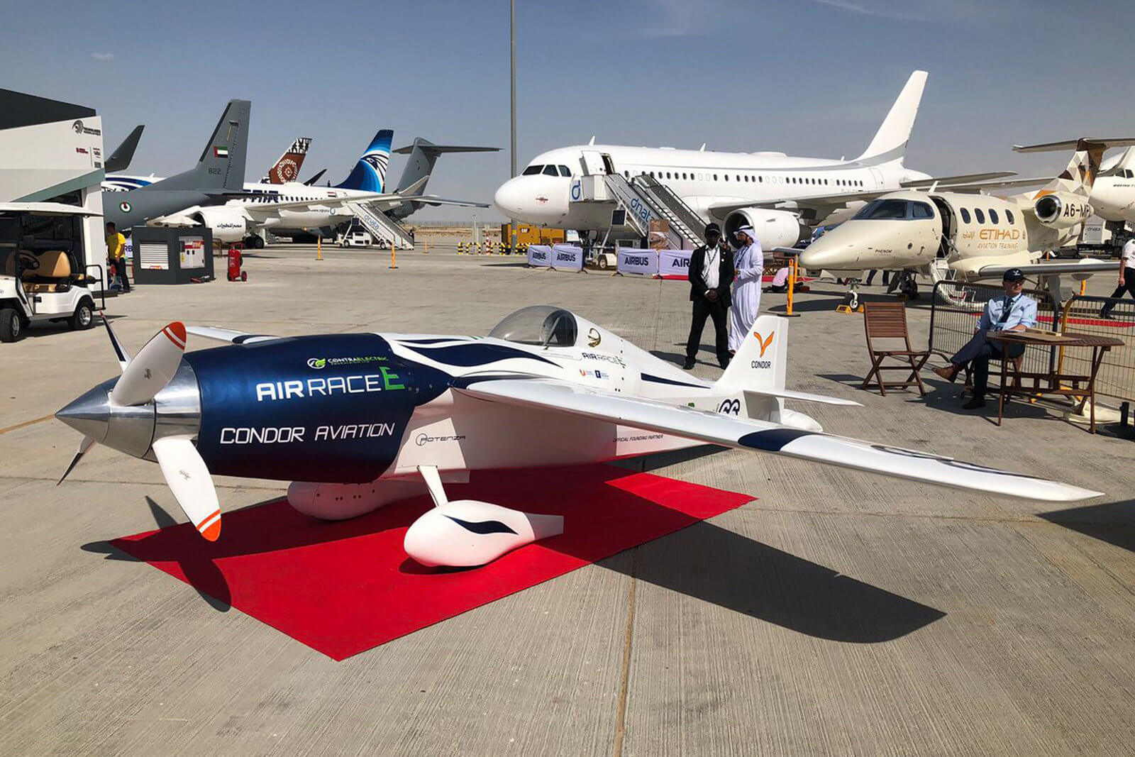 Airbus introduced the all-electric racing plane