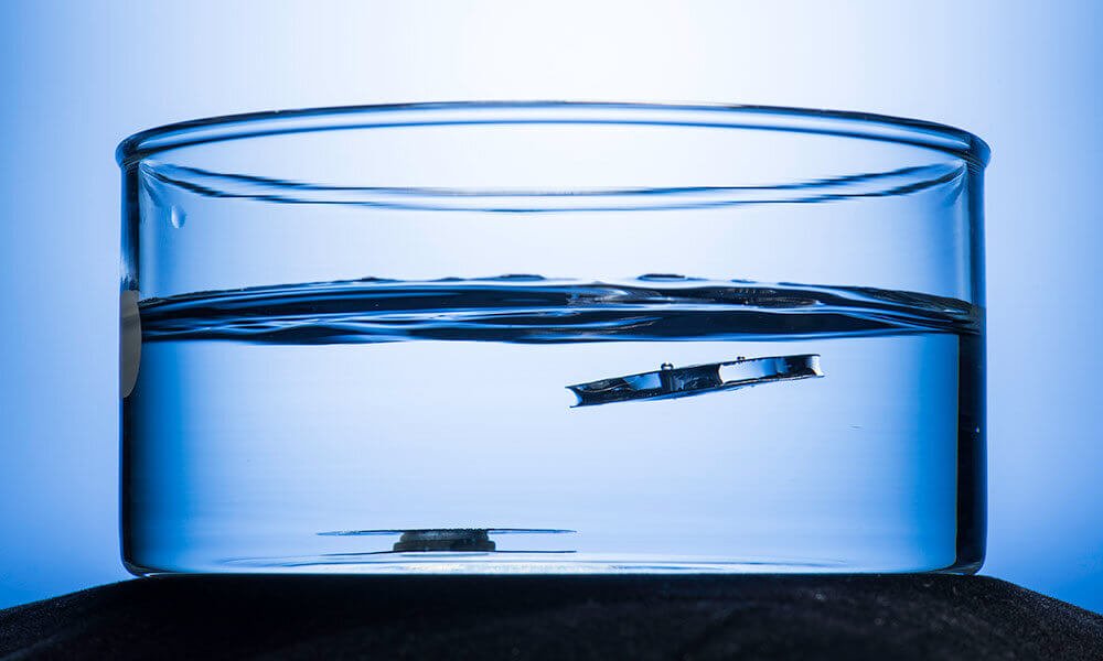 Created a metal that floats in water