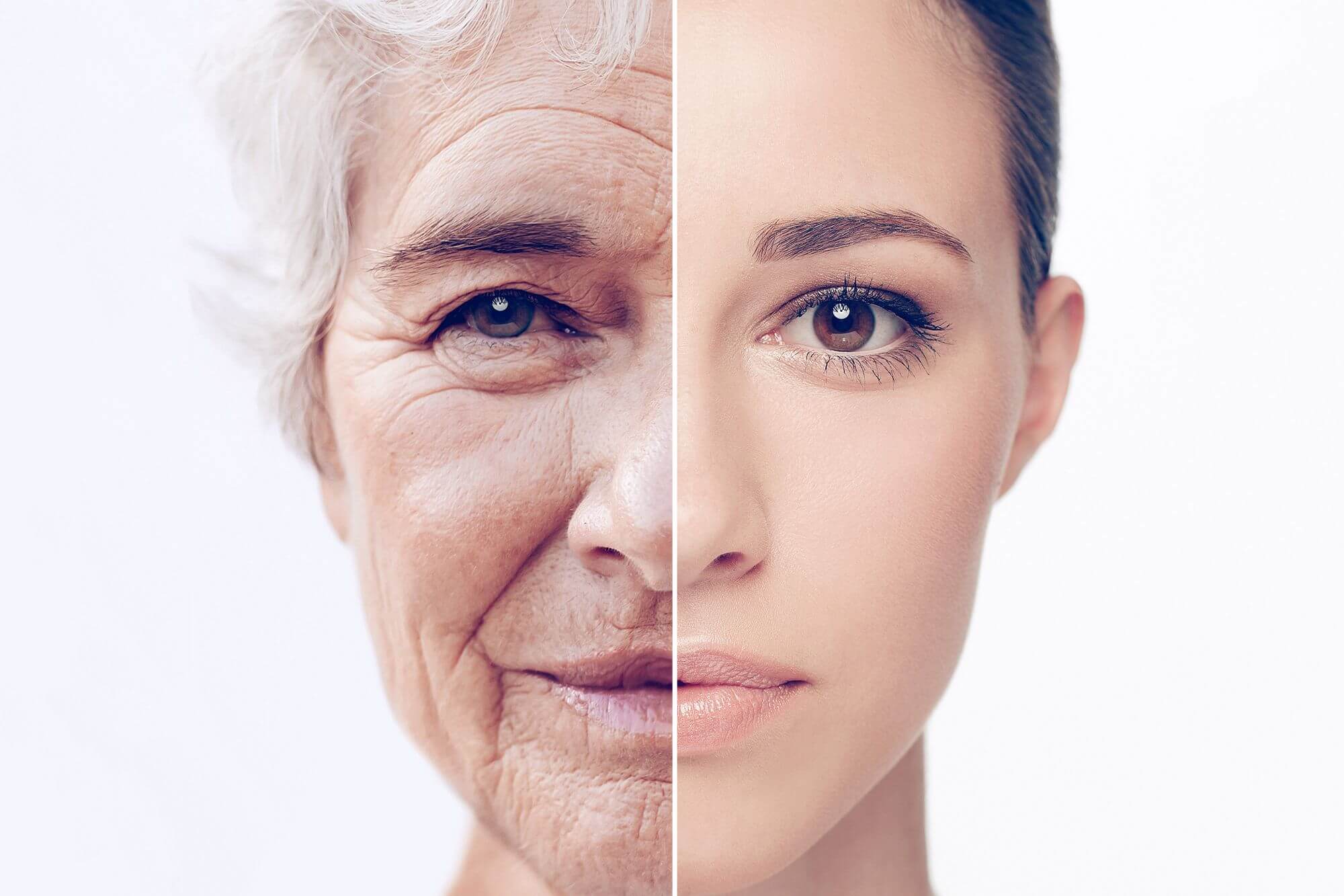 The aging process occurs in three stages: in 34, 60 and 78 years