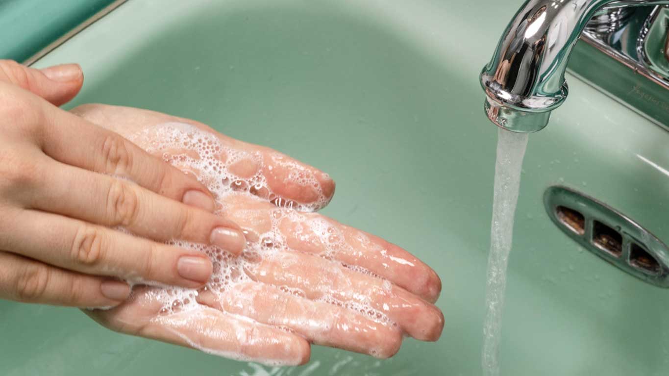Why is it important to wash hands before eating?